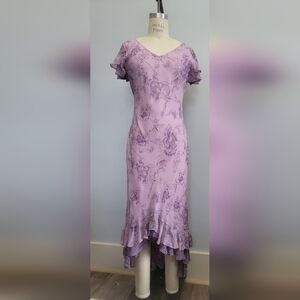Vintage 90s purple dress